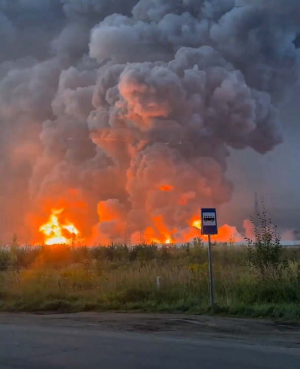 Rusija dron Moskovska oblast uništeno skladište (4).png