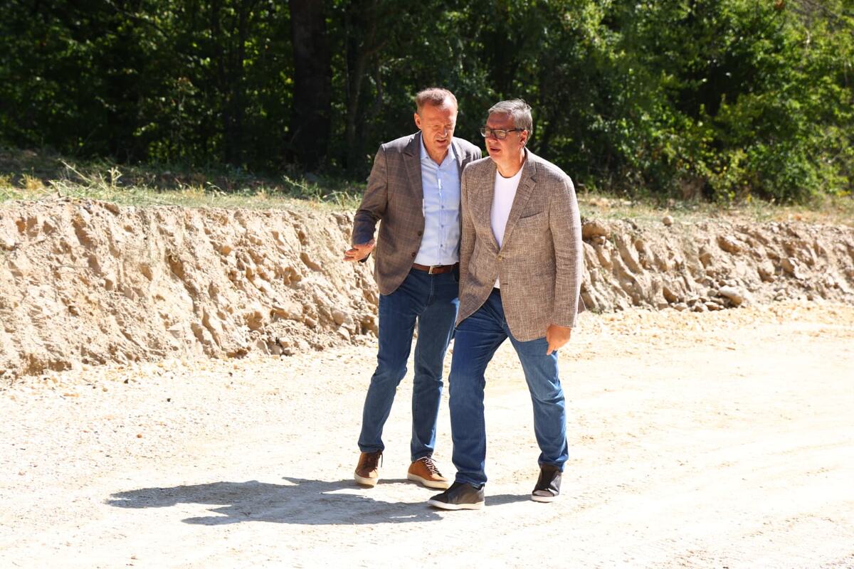 Jablanički okrug Aleksandar Vučić Radovi na obilaznici puta Rudare-Ljuša-Kuršumlijska banja (3).jpeg