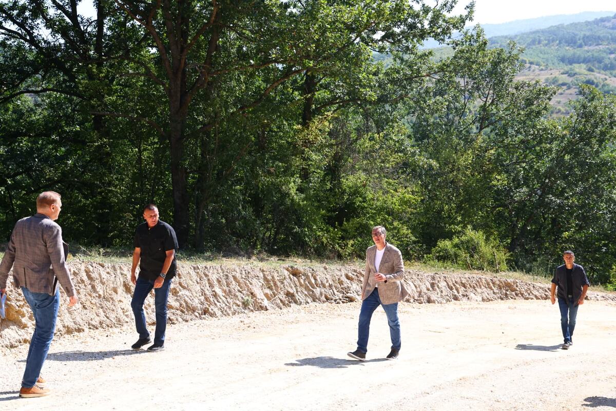 Jablanički okrug Aleksandar Vučić Radovi na obilaznici puta Rudare-Ljuša-Kuršumlijska banja (8).jpeg