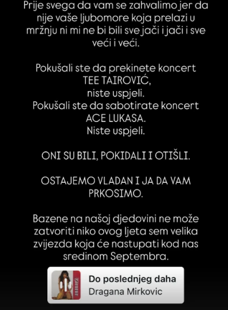 "DRAGE LAŽNE KOMŠIJE, BRAĆO, KUMOVI I PRIJATELJI..." Brutalno oglašavanje Vladimira Tomovića: Bazene na našoj dedovini ne može zatvoriti niko
