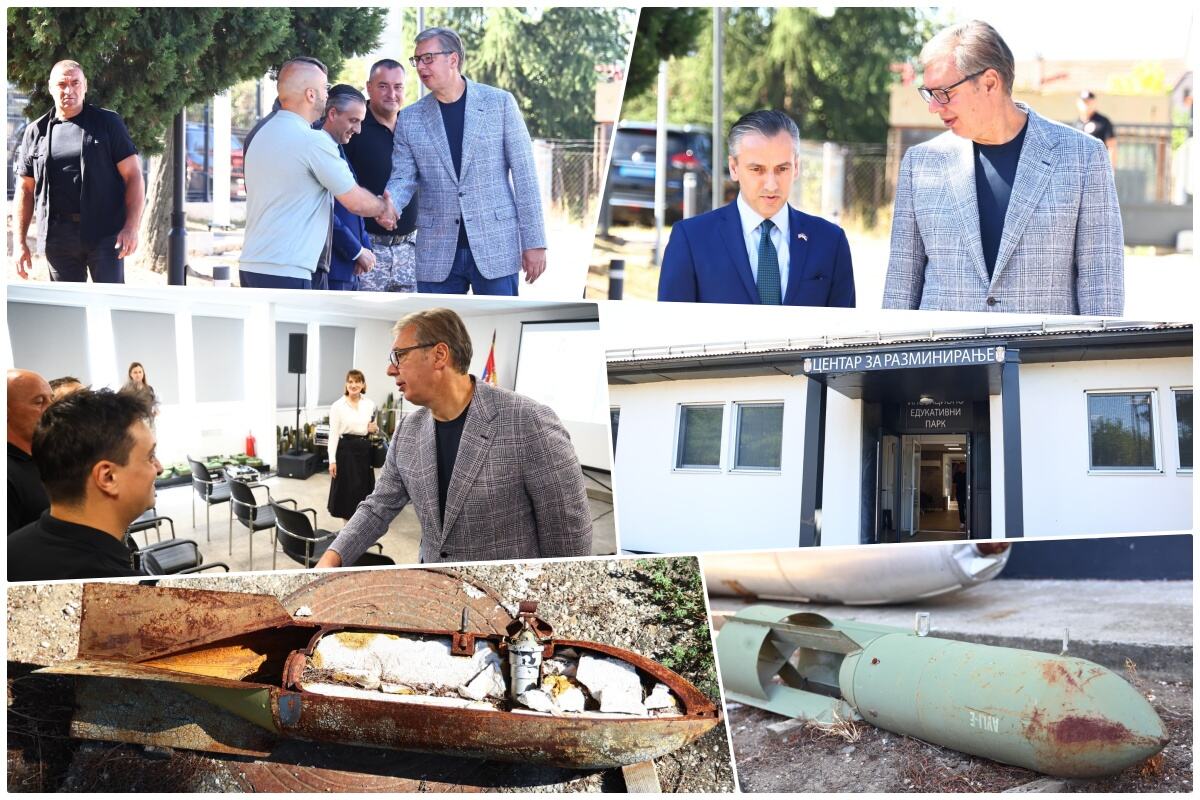 Aleksandar Vučić Inovaciono edukativni park Centar za razminiranje Velika Moštanica