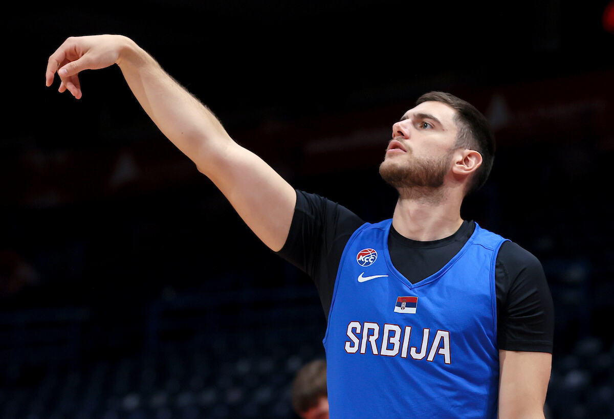 Košarkaška reprezentacija Srbije trening pred Island