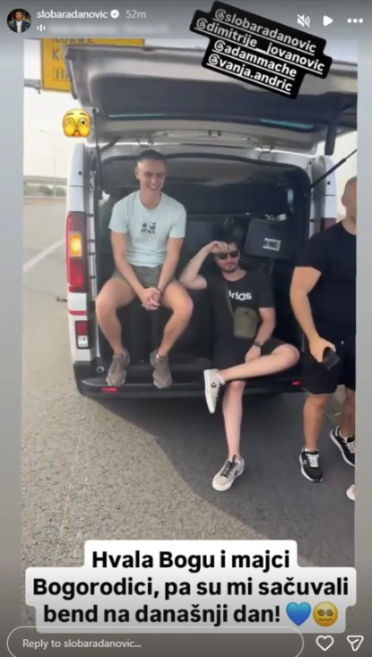 Sloba Radanović preživeo dramu na putu