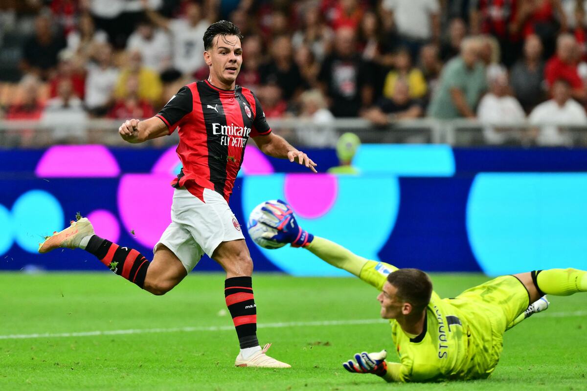 Filip Stanković na meču Milan - Venecija