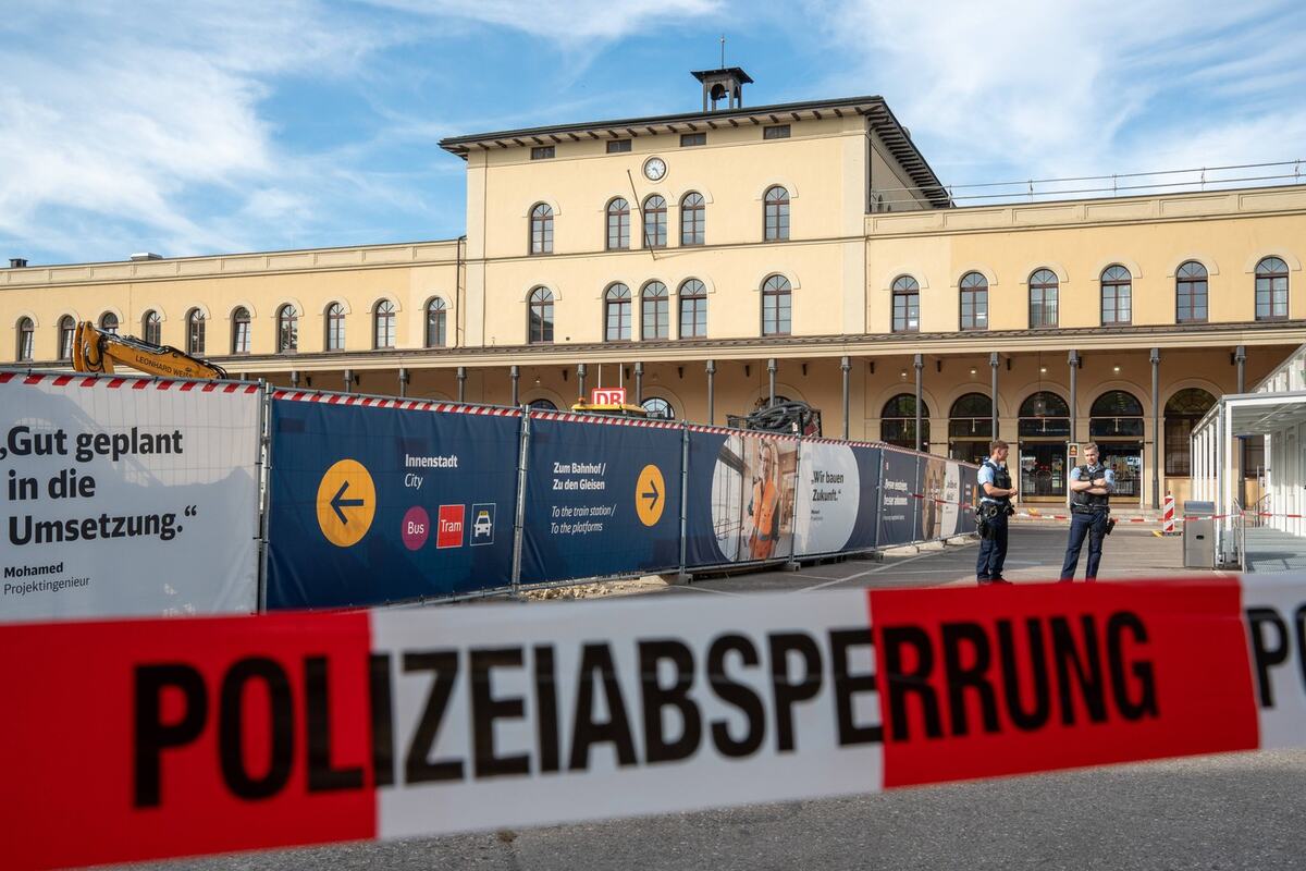 Augsburg Bavarska Nemačka glavna železnička stanica eksplozija bomba (9).jpg