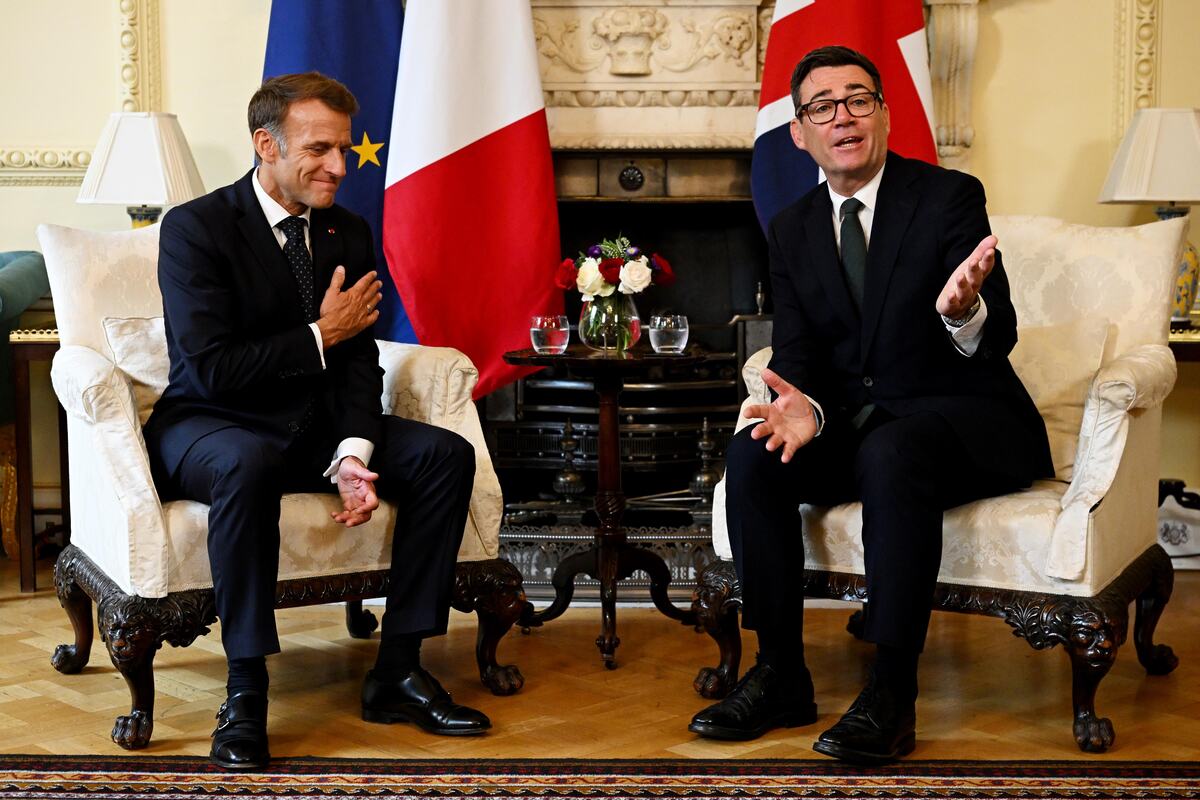 Emanuel Makron i Endi Bernam