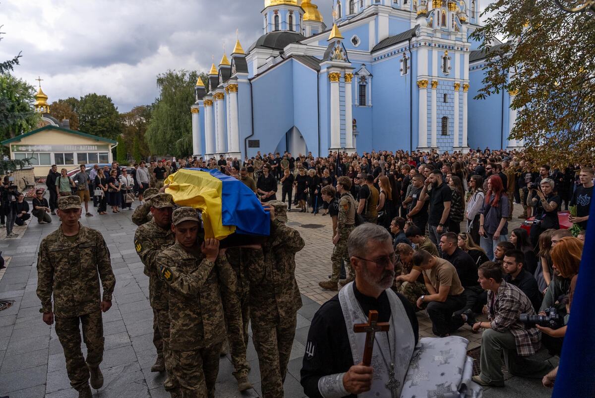 Sahrana ukrajisnkog vojnika Danila Smirnova