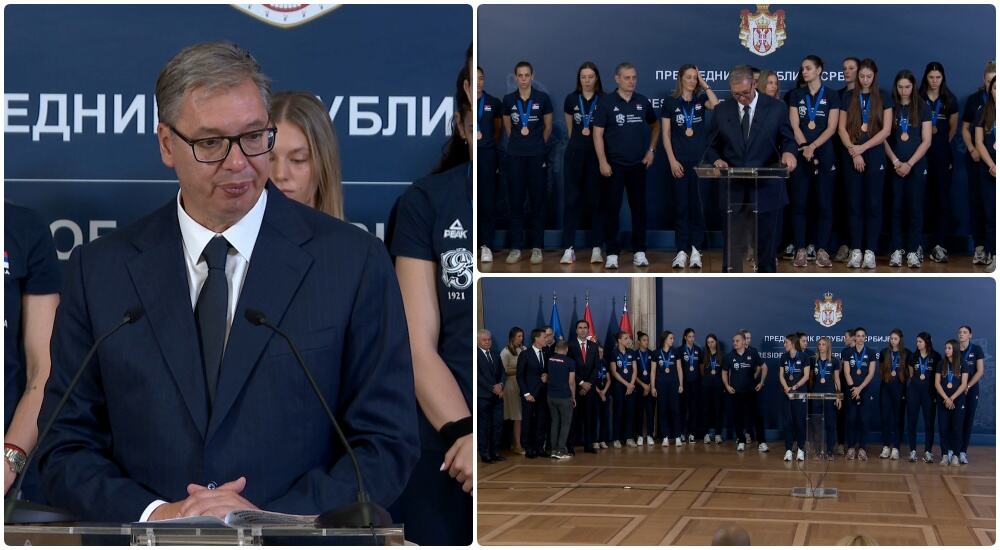 Aleksandar Vučić ženska odbojkaška reprezentacija.jpg
