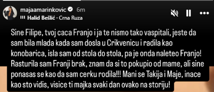 "VISIĆE TI MAJKA SVAKI DAN..." Maja hitno reagovala na Filipove optužbe, iznela šok detalje o njegovoj porodici