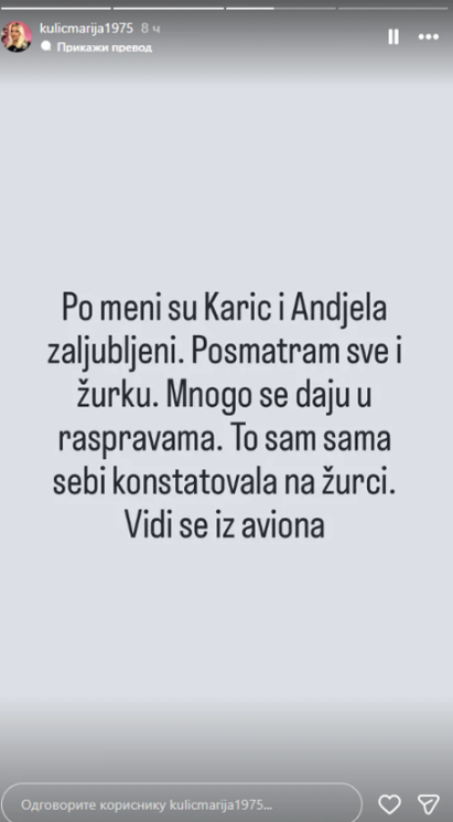 "STEFAN KARIĆ I ANĐELA ĐURIČIĆ SU ZALJUBLJENI" Oglasila se bivša takmičarka Elite i kaže da je OVO razlog njihovih svađa