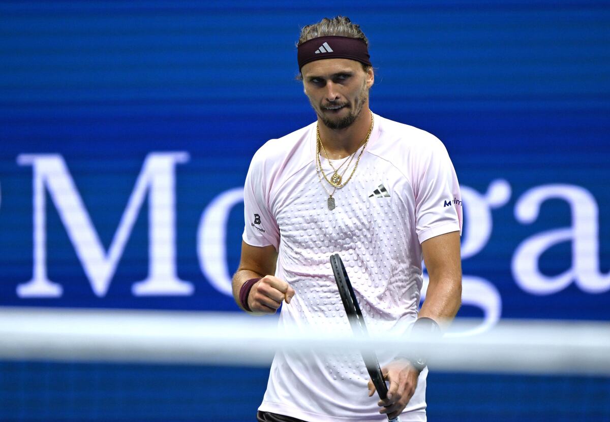 Aleksander Zverev na finalu US Opena