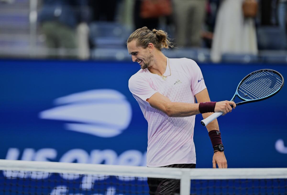 Aleksander Zverev na finalu US Opena