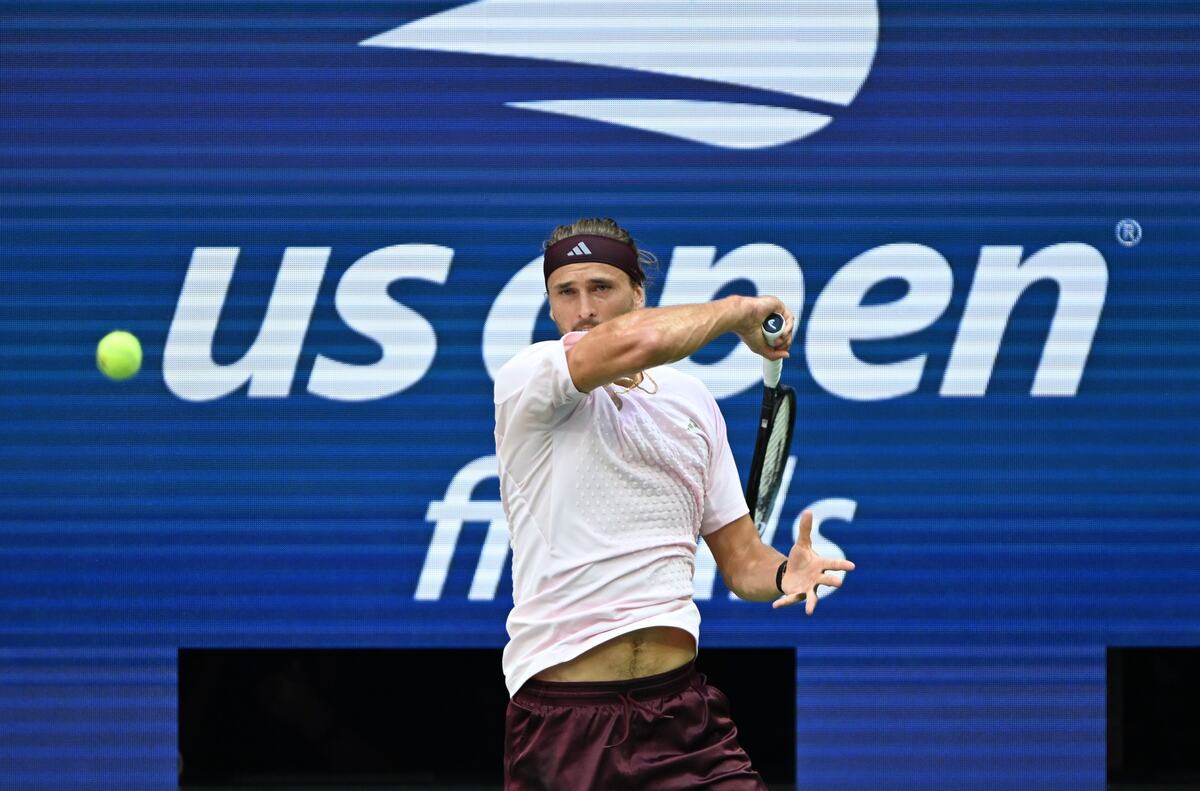 Aleksander Zverev na finalu US Opena