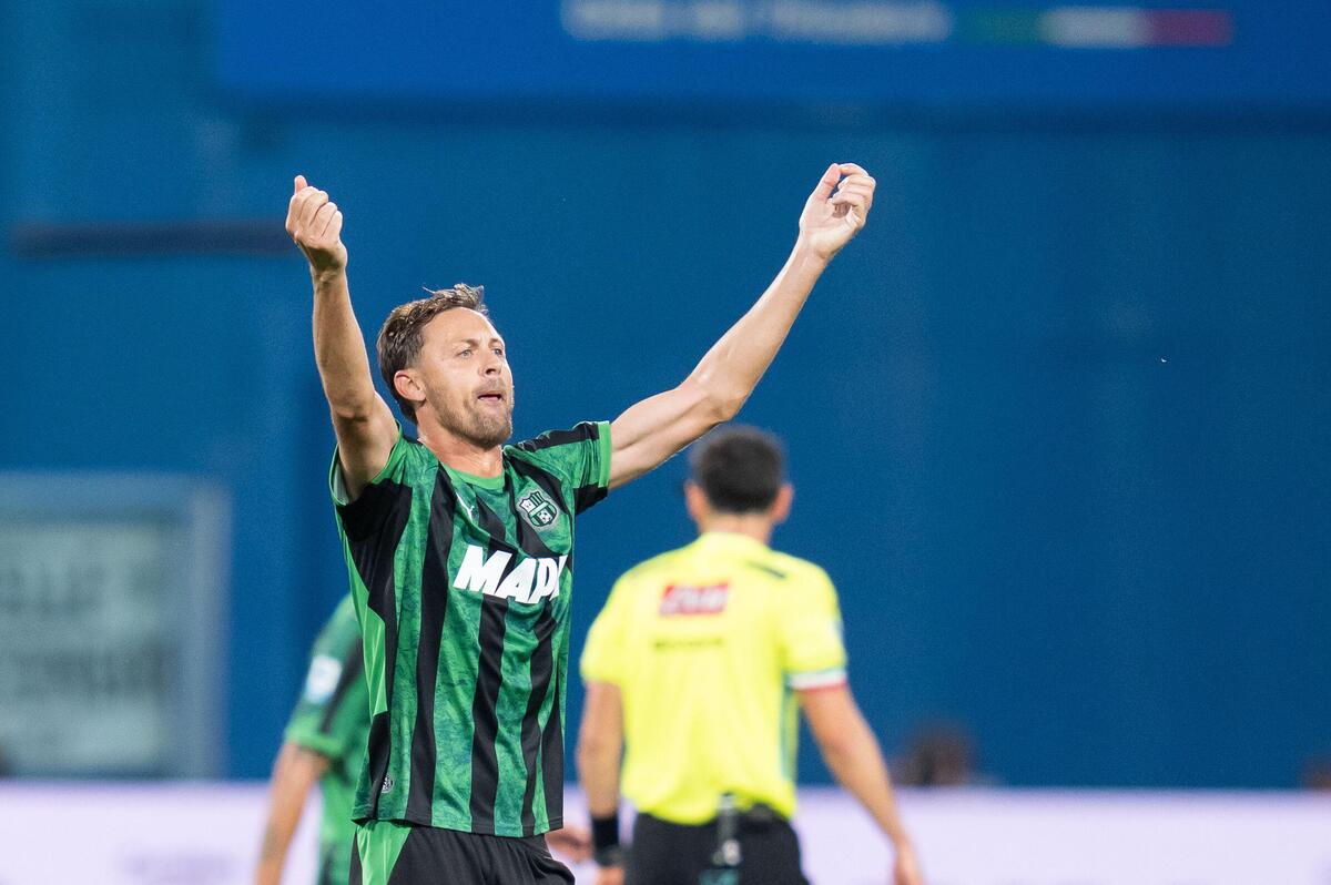 Nemanja Matić na meču Sasuolo - Juventus