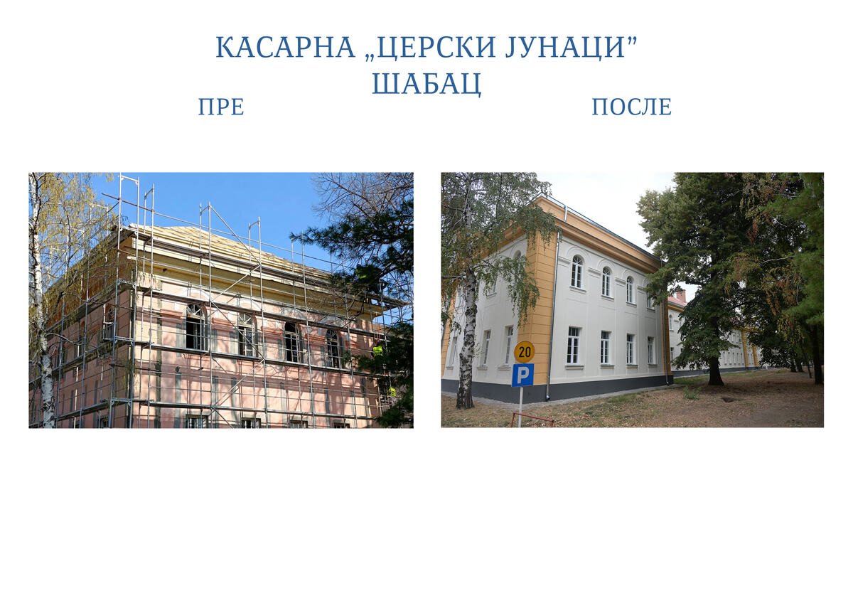 Rekonstruisan objekat u Šapcu za vojnike na odsluženju vojnog roka
