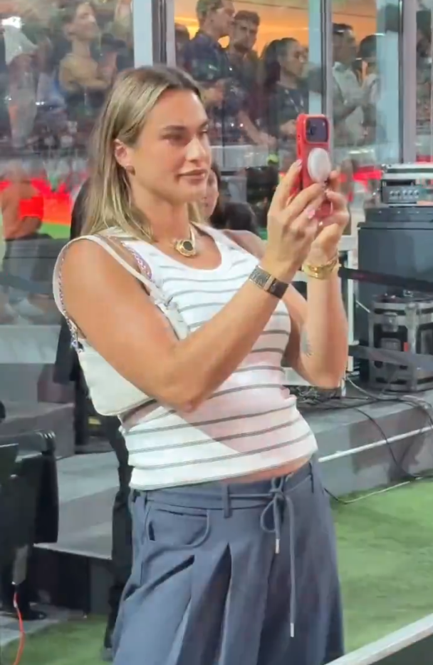 Arina Sabalenka na utakmici Milana