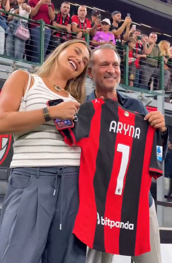 Arina Sabalenka na utakmici Milana