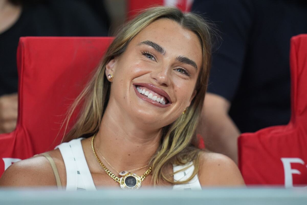 Arina Sabalenka na utakmici Milana