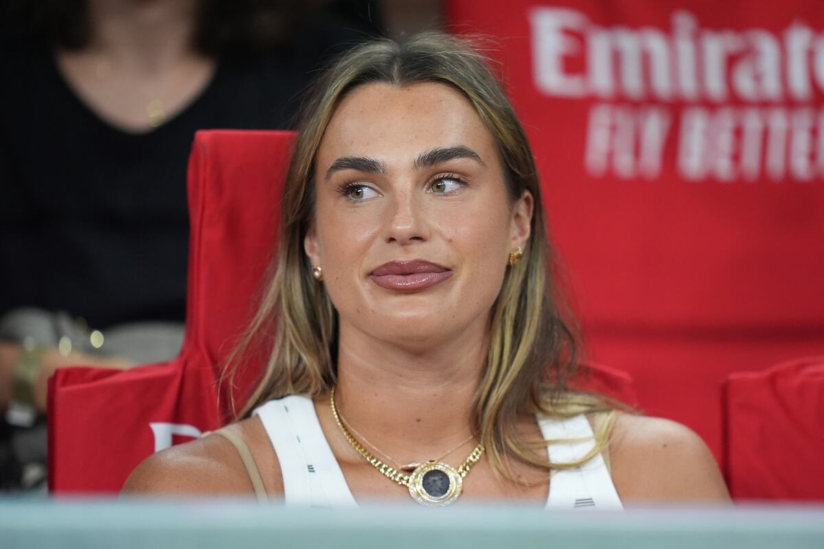 Arina Sabalenka na utakmici Milana