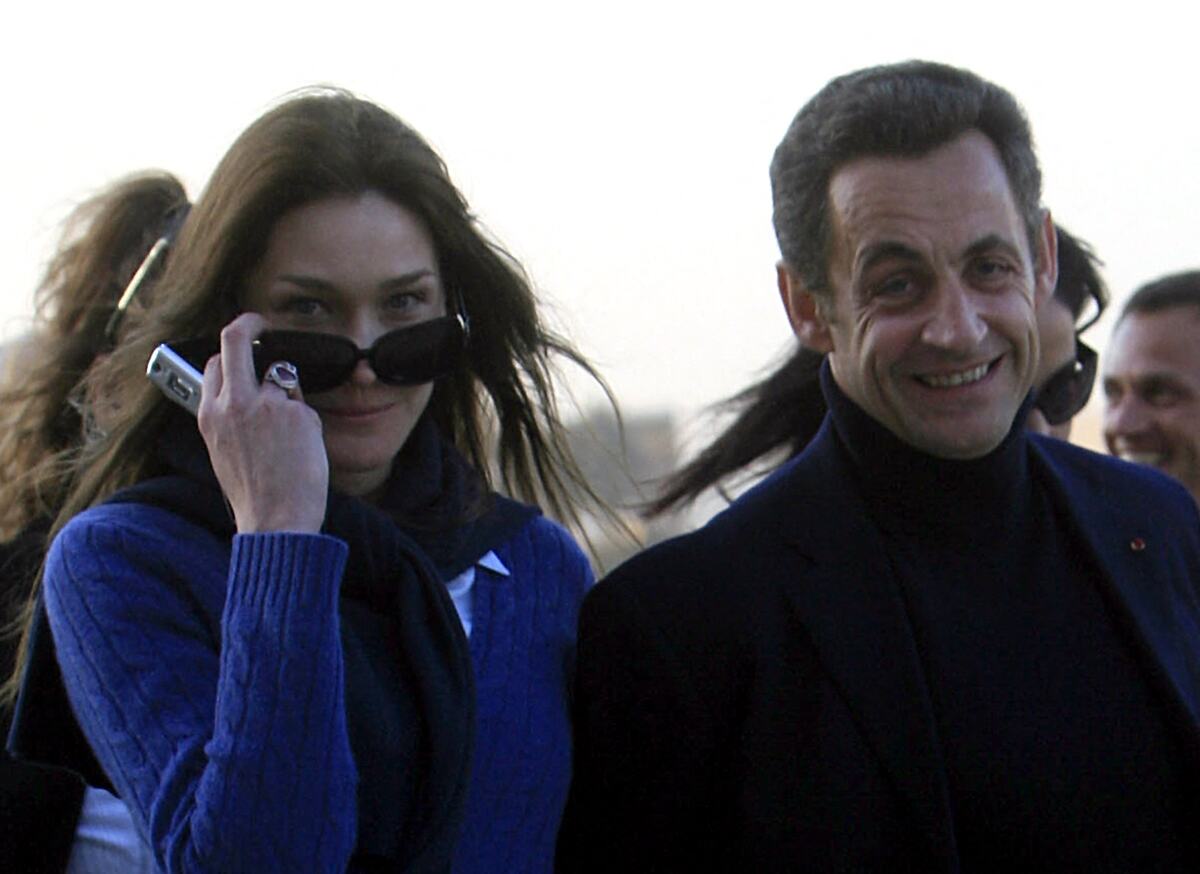 Nikola Sarkozi i Karla Bruni, njegova treća supruga