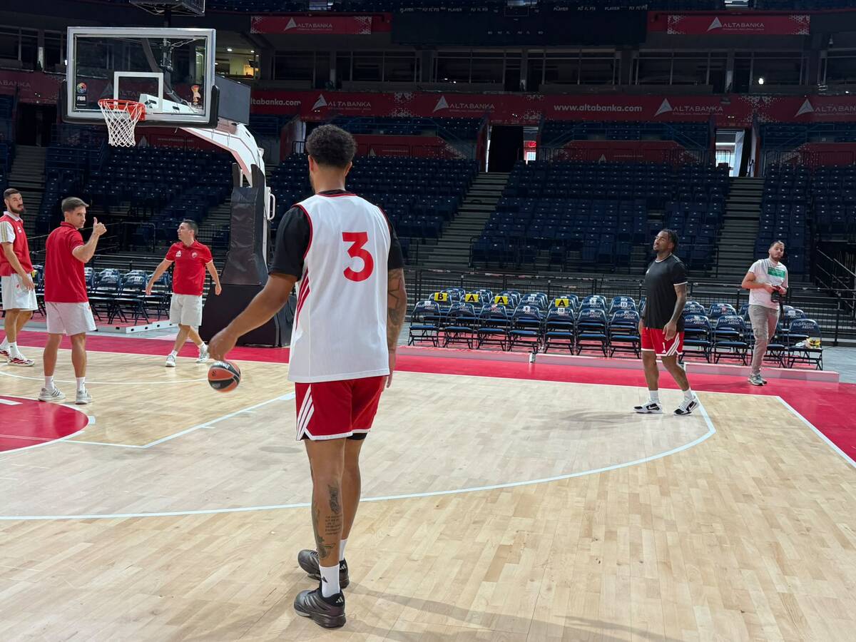 Trening Crvene zvezde pred Žalgiris