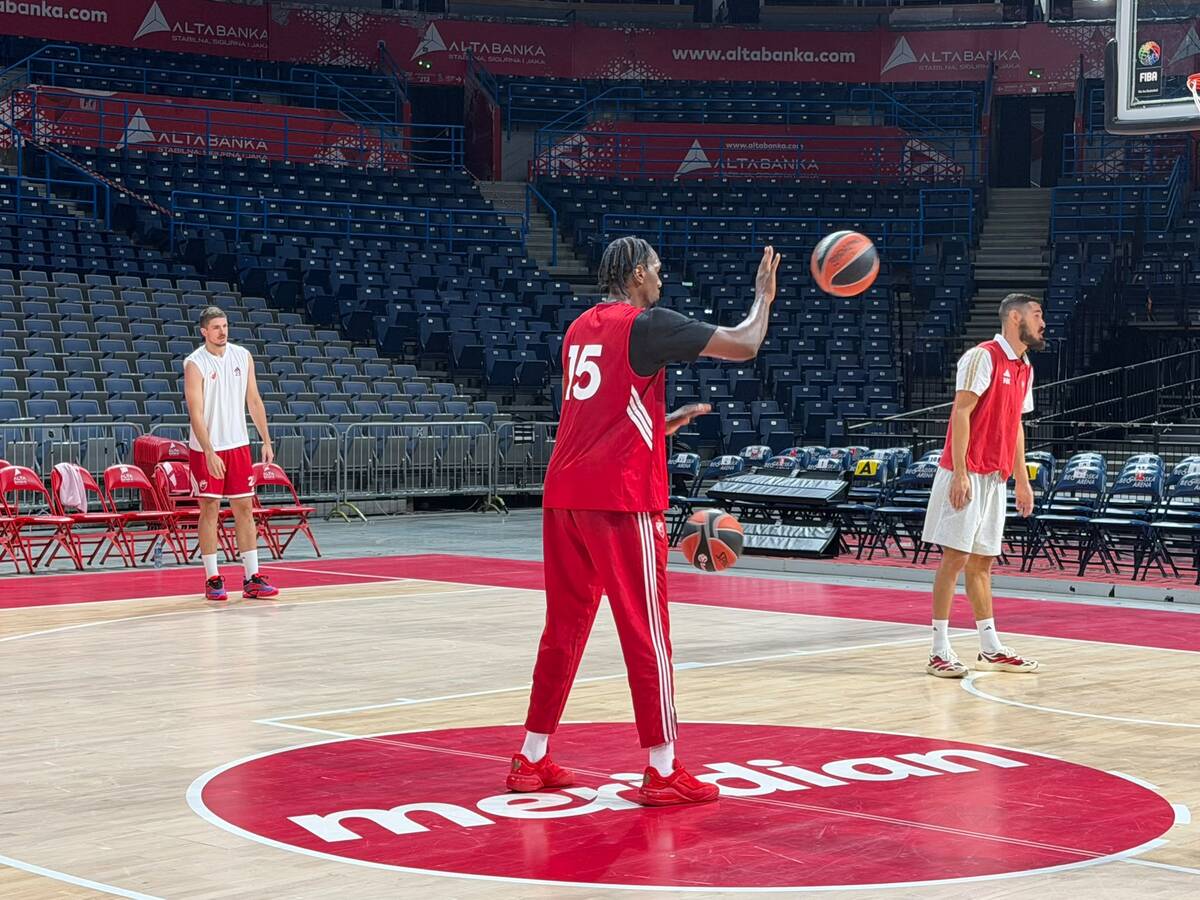 Trening Crvene zvezde pred Žalgiris