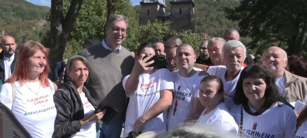 Aleksandar Vučić Donja Kamenica Knjaževac