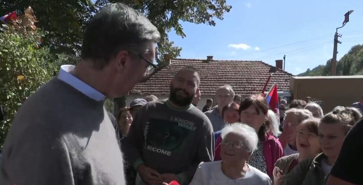 Aleksandar Vučić Donja Kamenica Knjaževac
