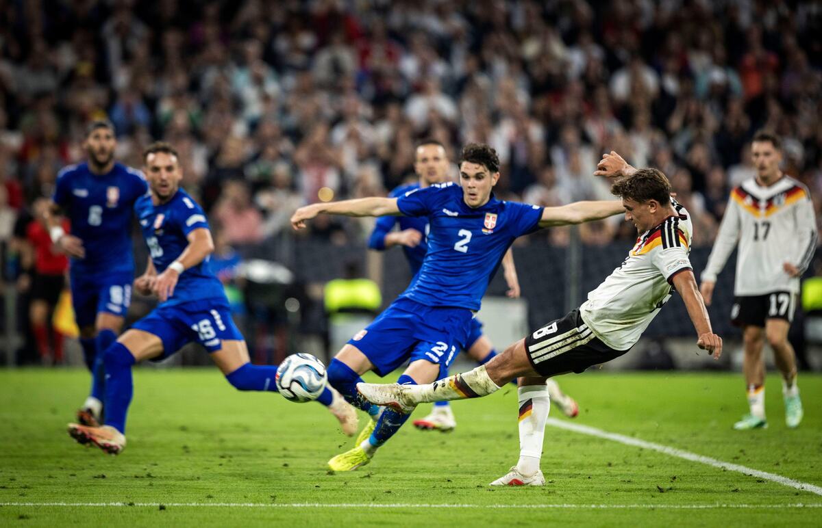 Fudbalska reprezentacija Srbije, Fudbalska reprezentacija Nemačke, Liga nacija