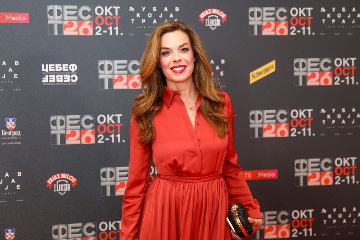 Katarina Radivojević na premijeri filma "Zlatni rez '42 - Djeca Kozare"