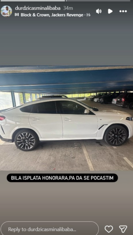 ASMIN PAZARIO BESNU MAŠINU OD 100.000 EVRA! Odmah se pohvalio, pa šokirao: Bila isplata honorara! (FOTO)