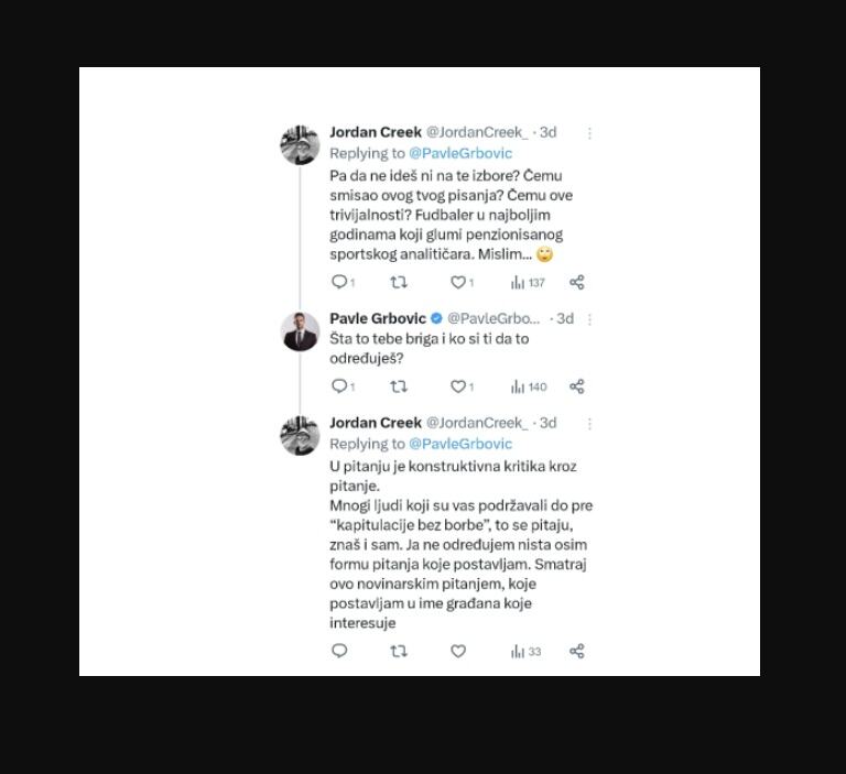 Komentari na Iksu Pavle Grbović
