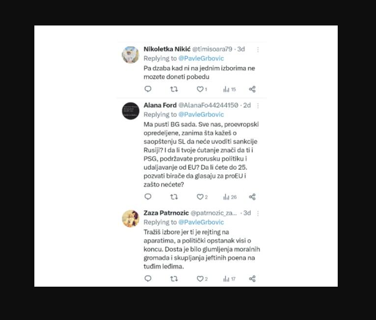 Komentari na Iksu Pavle Grbović