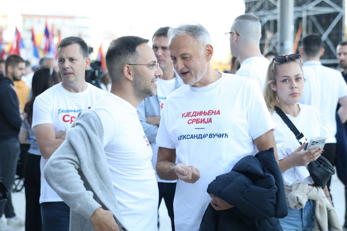 Ujedinjena Srbija Beogradska arena SNS skup