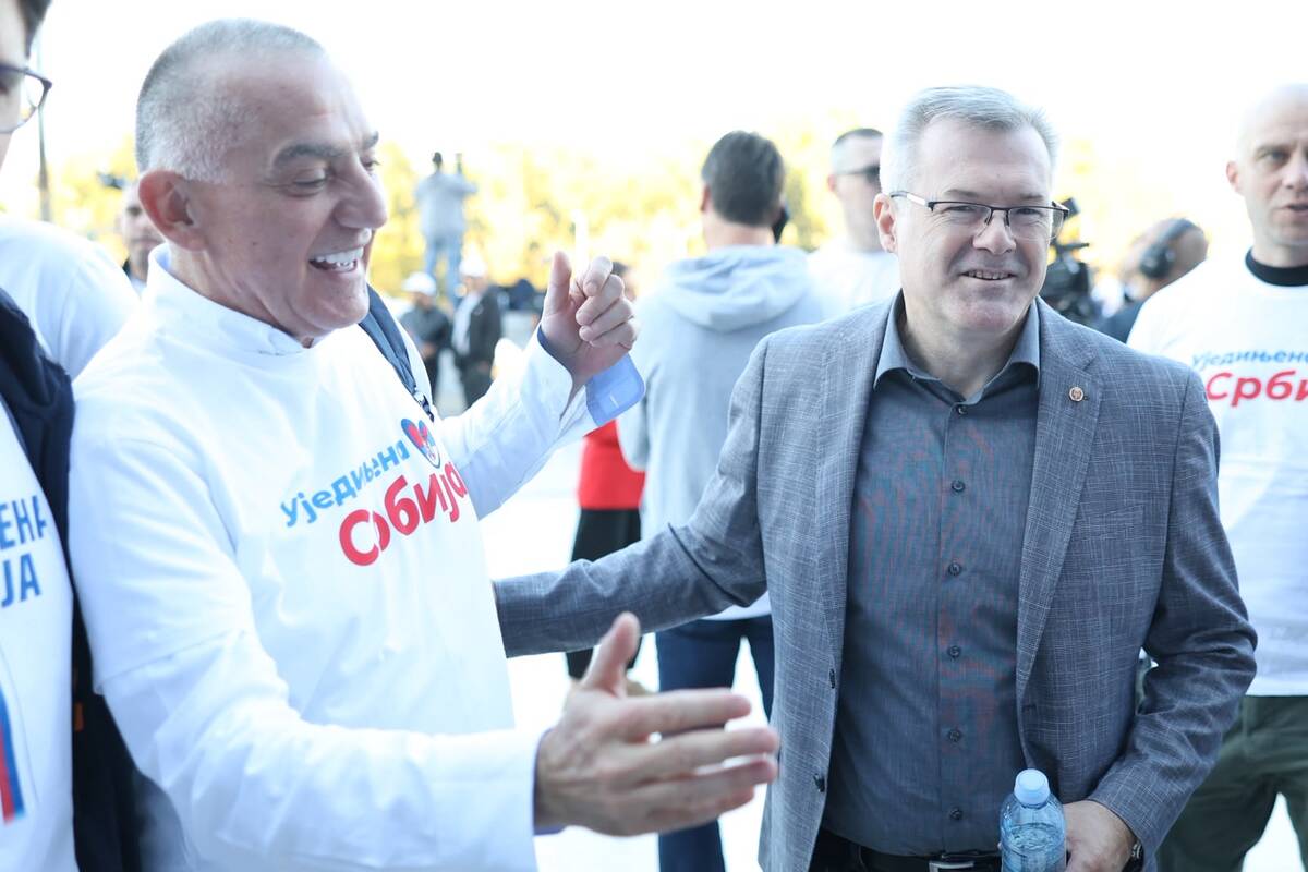 Ujedinjena Srbija Beogradska arena SNS skup