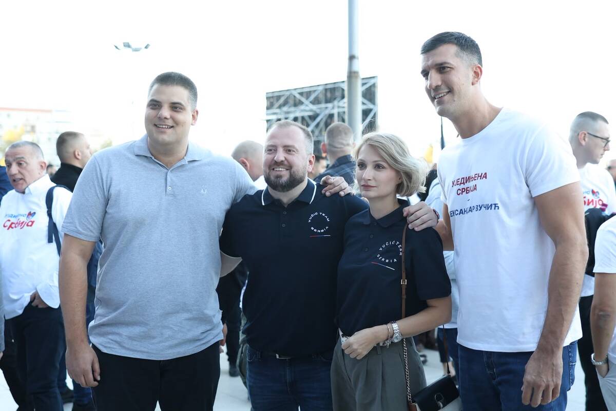 Ujedinjena Srbija Beogradska arena SNS skup