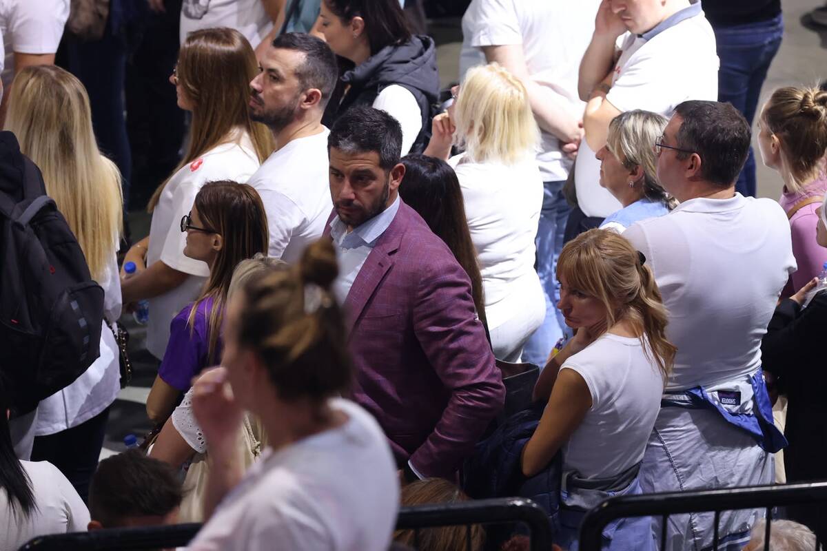 Aleksandar Vučić  Ujedinjena Srbija Beogradska arena SNS skup