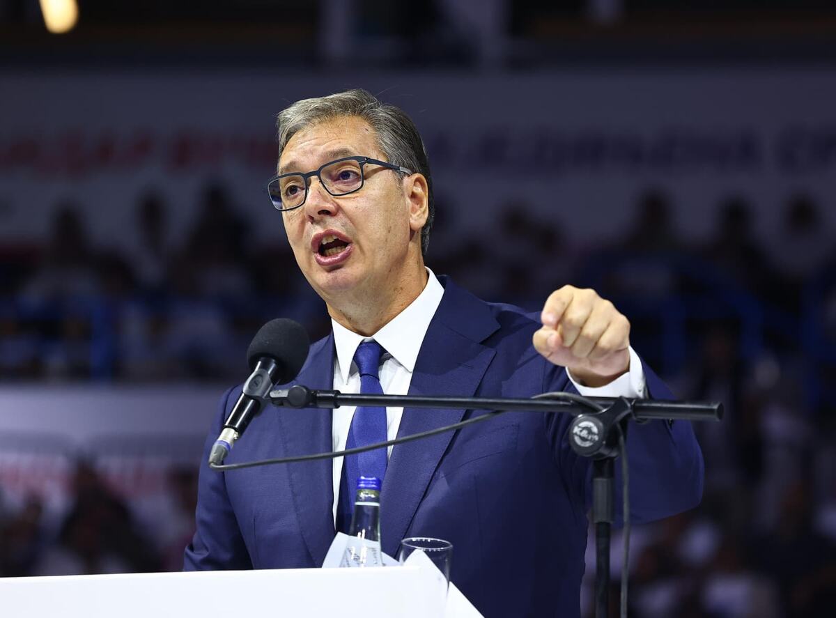 Aleksandar Vučić  Ujedinjena Srbija Beogradska arena SNS skup