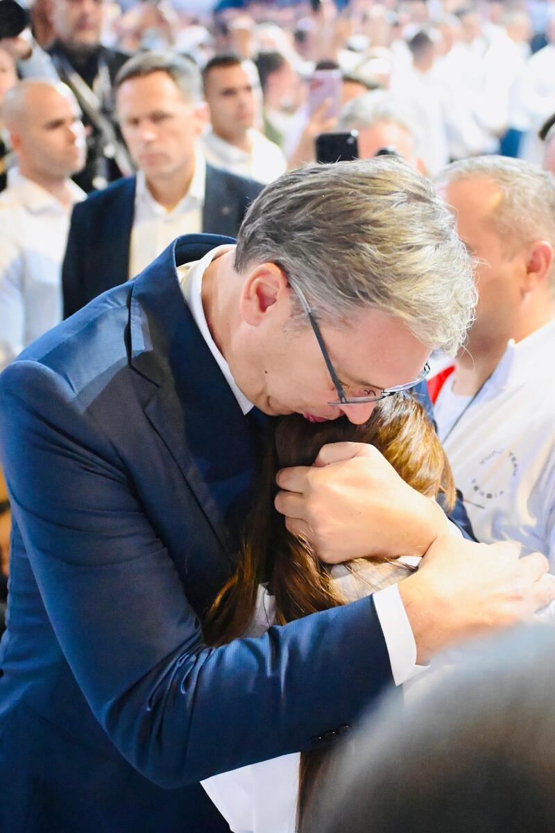 Aleksandar Vučić  Ujedinjena Srbija Beogradska arena SNS skup
