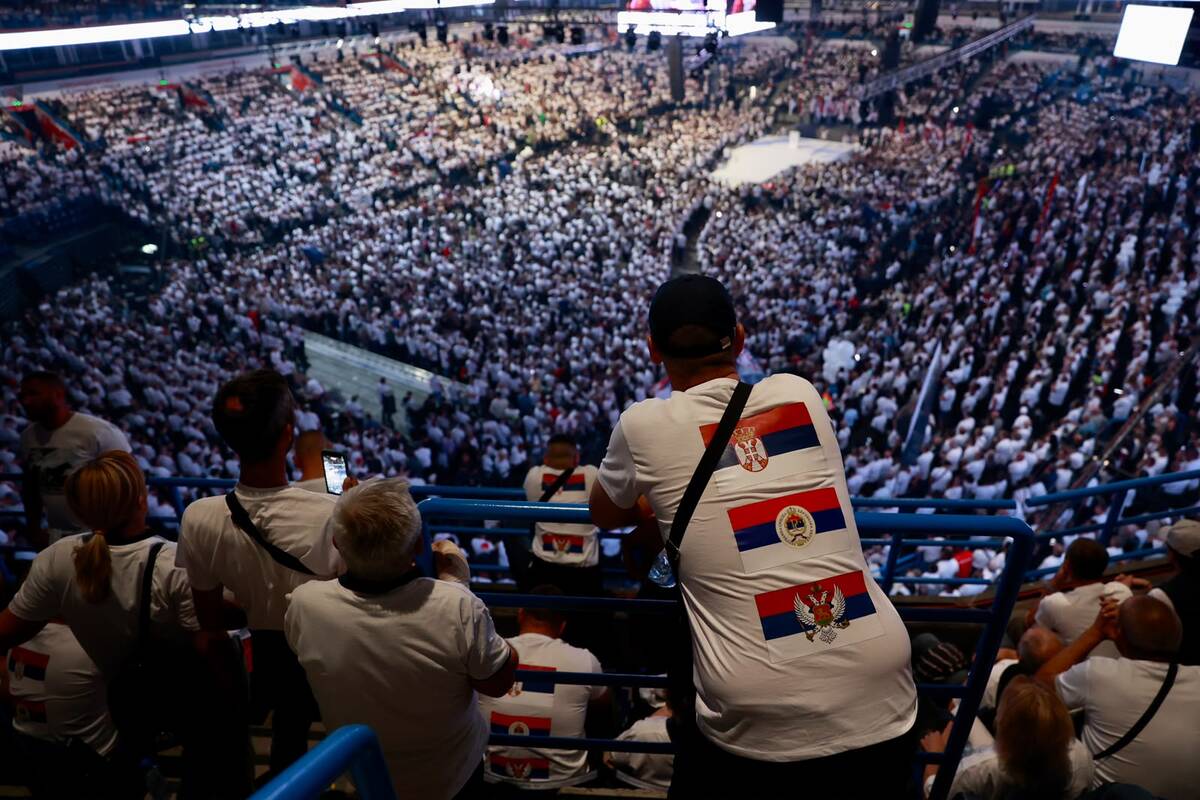 Aleksandar Vučić  Ujedinjena Srbija Beogradska arena SNS skup
