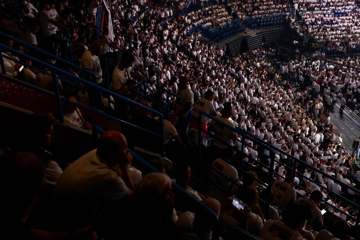 Aleksandar Vučić  Ujedinjena Srbija Beogradska arena SNS skup