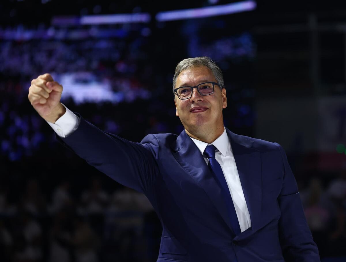 Aleksandar Vučić  Ujedinjena Srbija Beogradska arena SNS skup