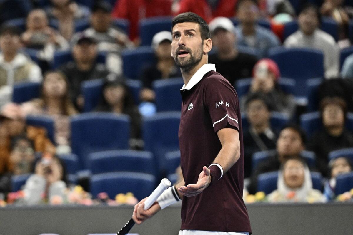 Detalj sa meča Novak Đoković - Aleksander Zverev