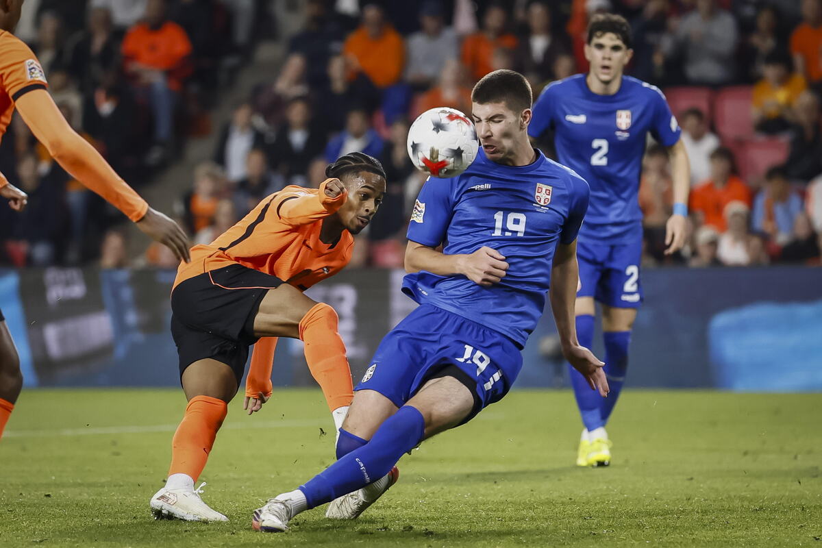 Stefan Gudelj na debiju za reprezentaciju