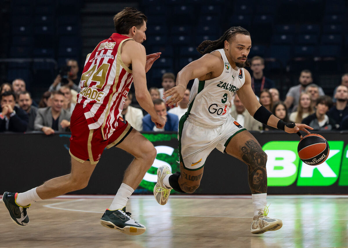Karsen Edvards na utakmici protiv Crvene zvezde