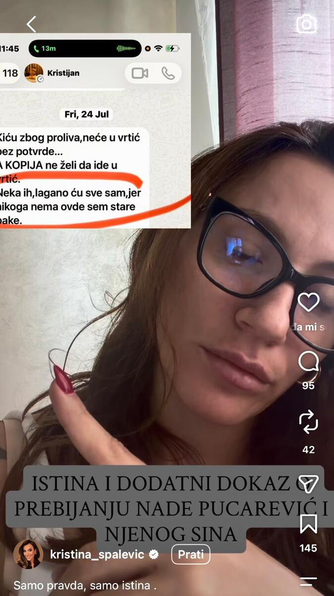 "BIVŠI DEČKO STELE SAVIĆ UMRO JE 7 DANA PRE NJE" Prebijena žena iznosi nove šok detalje o Kristijanu: Maltretirao je i svoju sestru, a Kristina je žrtva kao ja
