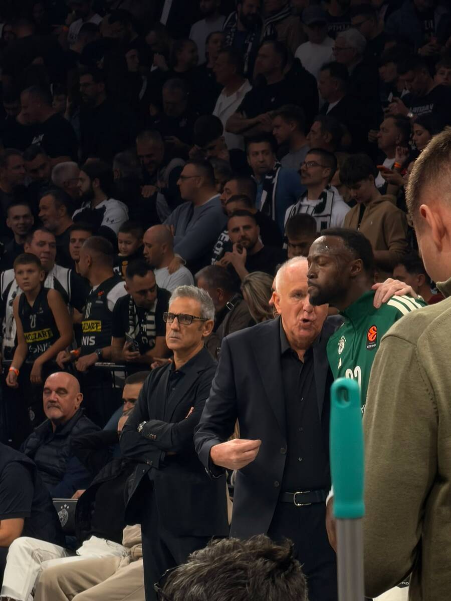 Željko Obradović KK Partizan - Panatanajkos