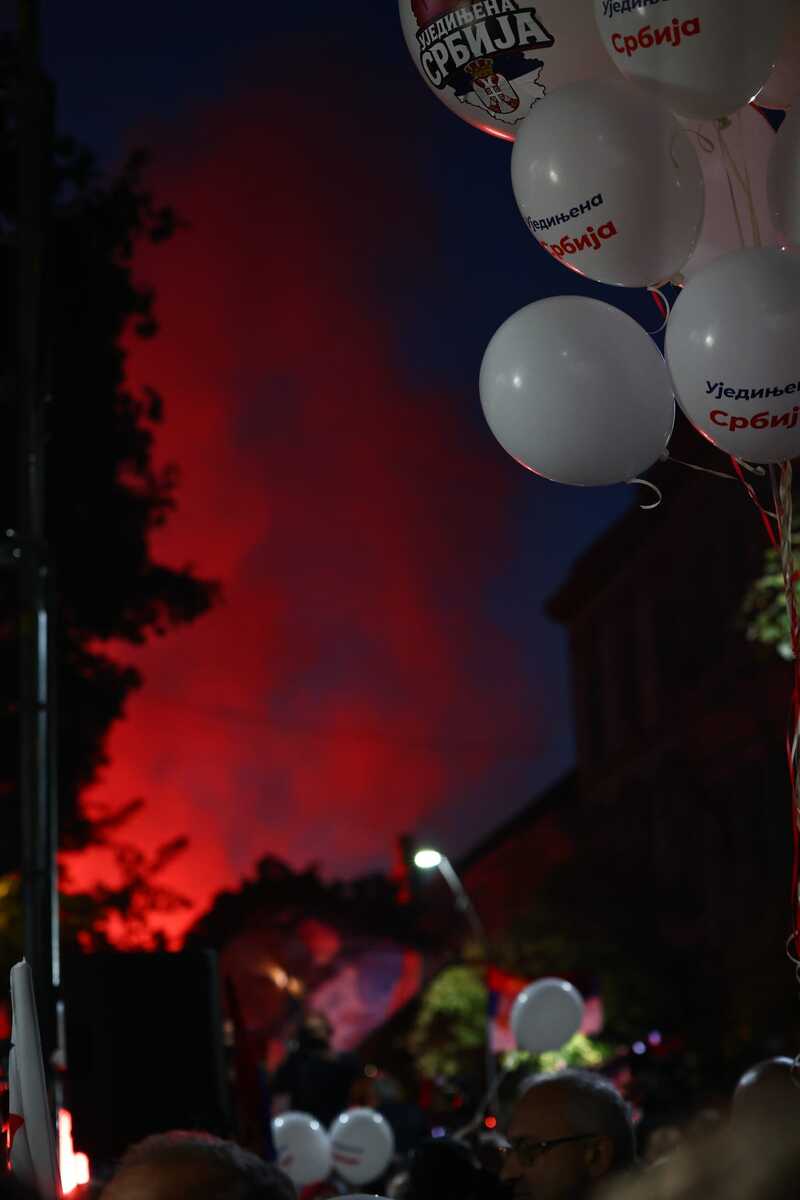 Ujedinjena Srbija Šabac SNS miting