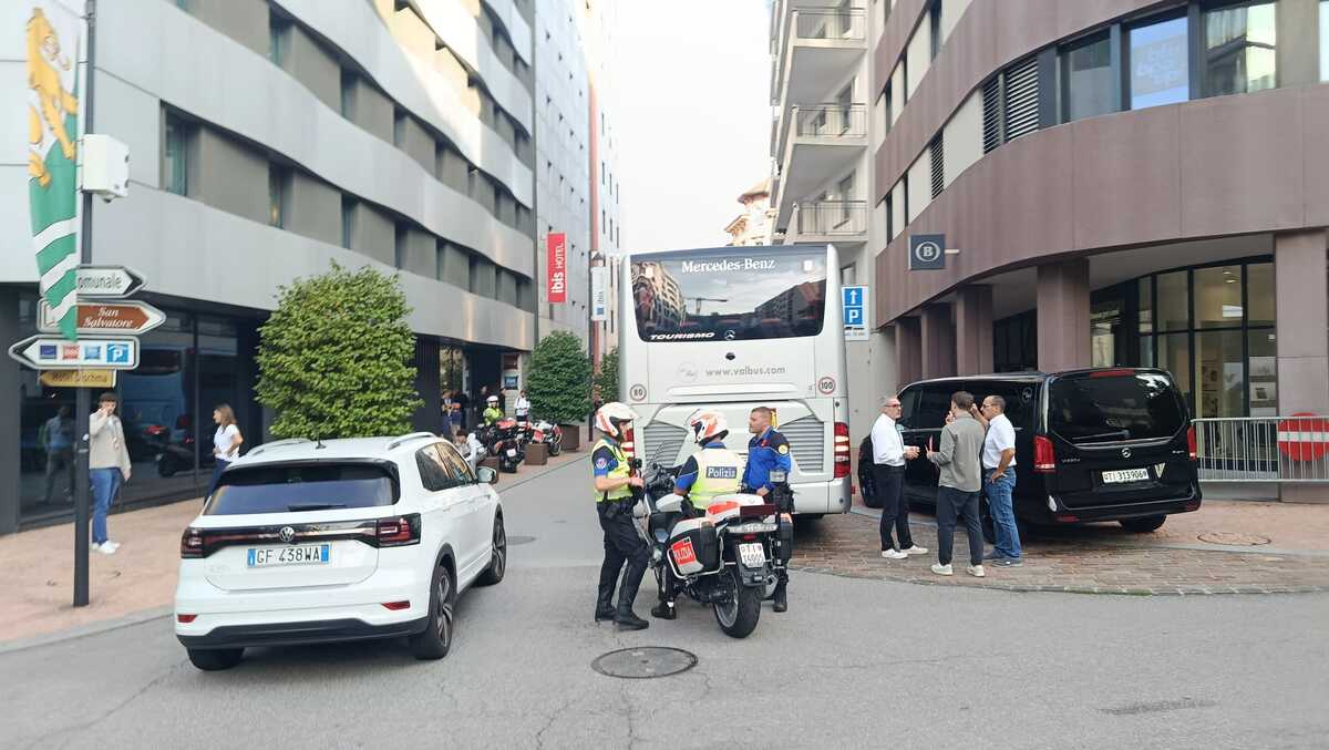 policija u Luganu, navijači Zvezde