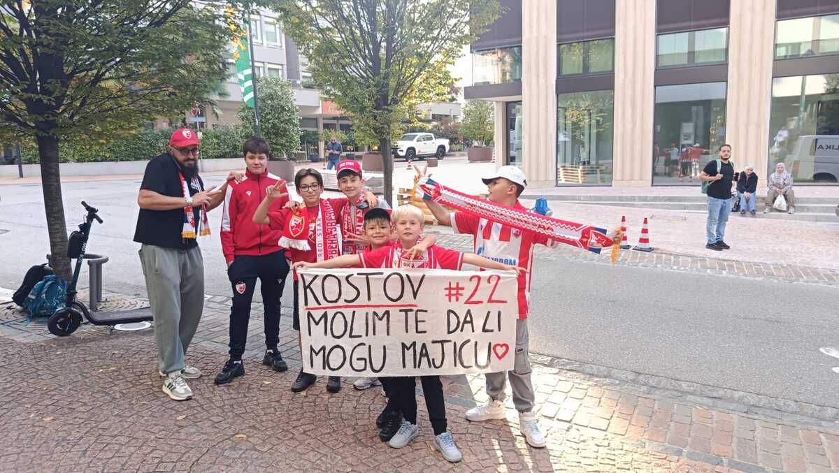 policija u Luganu, navijači Zvezde